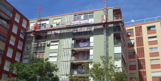 Rehabilitación fachada en Valencia
